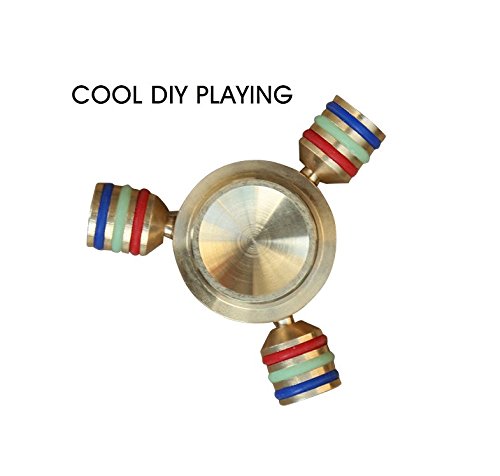 ELEGO TRADING Pure copper Hands Fidget Spinner Toy help focus fidget toy Stress Reducer Perfect For ADD, ADHD, Anxiety, and Autism Adult Children with night light ELEGO TRADING Pure copper Hands Fidget Spinner Toy help focus fidget toy Stress Reducer Perfect For ADD, ADHD, Anxiety, and Autism Adult Children with night light