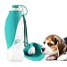 Produktbild Jinxuny Tragbare Pet Wasserflasche Hund Trinkwasserflasche Reversible Leichte Wasserspender Lebensmittelqualität Silikon für Hunde Katzen Outdoor Reise (Color : Blau)