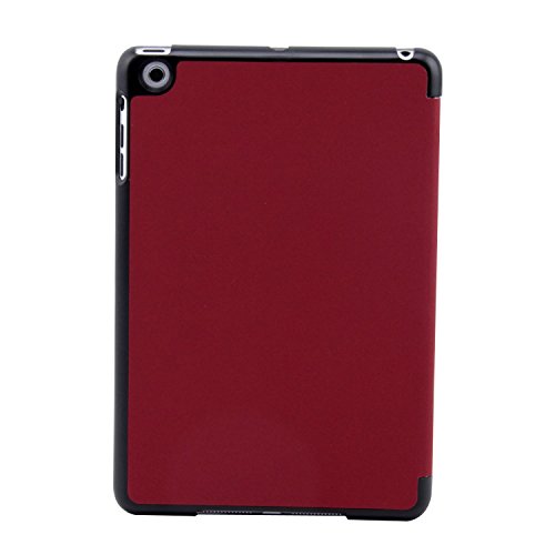 V7 TAM37RED-2E Ultra Slim Folio Etui-Schutz mit Standoption f  r Apple iPad mini rot