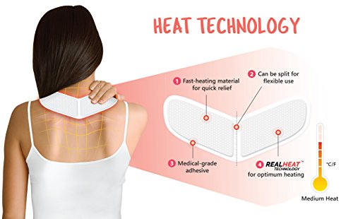 neckheat Wärme Patch für Nacken & Schulter Schmerzlinderung und 100% natürlichen Komfort