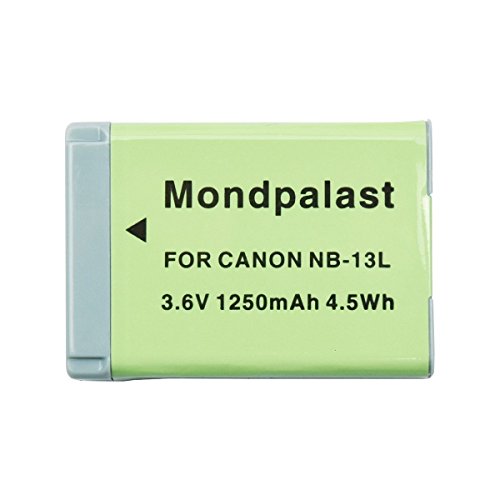 Mondpalast   Remplacement Batterie NB13L NB-13L nb13l 1250mah 3 6V infochip pour Canon PowerShot G7X g7x PowerShot SX720 HS sx720 hs   Pas pour G7X Mark II   G9x mark II
