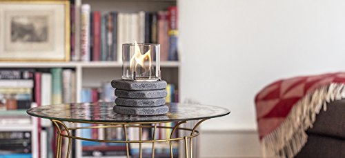 CLIMAQUA Dekofeuer, Piero, granit, 10x10x16 cm, 77515 - 2