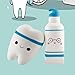 Produktbild Webla Simulation Slow Cartoon Zahnpasta Tooth Cartoon Bounce Blauer Himmel Squishies Zahnpasta und Tooth Lift Langsam duftender Squeeze Stress abbauen