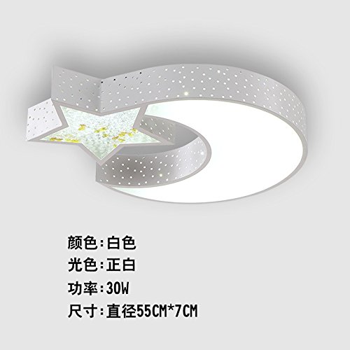 Preisvergleich Produktbild GQLB Kinderzimmer 30W LED Deckenleuchte 550*70mm, cartoon Schlafzimmer grau