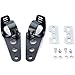 Produktbild 2 x Motorrad Scheinwerferhalter Lampenhalter Scheinwerfer Halterung schwarz universal Gabel 35mm-43mm