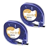 dymo iron on labels woolworths Perfectamente compatible con el fabricante de etiquetas Dymo LetraTag: LT-100H plus, LT-100T plus, QX50, XR, XM, 2000.