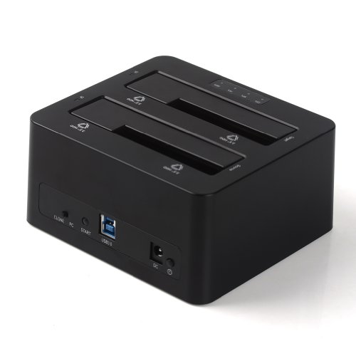 ORICO USB 3.0 zu SATA Dual Festplatten-Dockingstation mit UASP für 2,5″ und 3,5″ SATA III HDD und SSD, Offline-Klonfunktion - 2