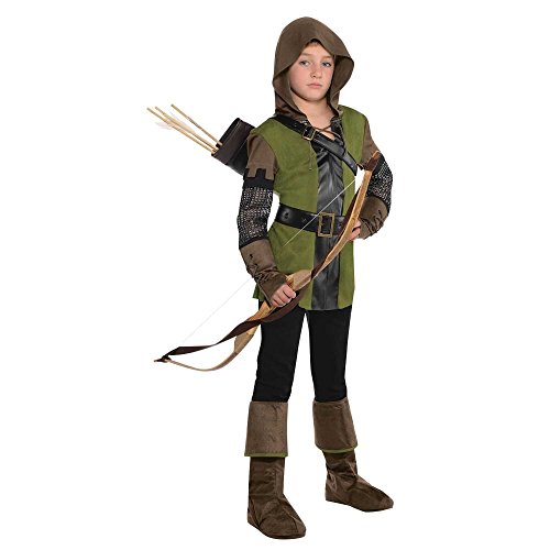 Robin Hood Boys Fancy Dress Prince of Thieves Book Day Kid Childrens Costume New (Small Ages 6-8 Years)