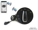 [Hauptfunktionen] - 1.Automatisch je nach Umgebungshelligkeit ein- oder ausschalten: Abblend- und Fernlicht, Standlicht und Nebelscheinwerfer; 2.Coming und Hauptbeleuchtung verlassen; 3.Finden Sie Ihr Auto per Fernbedienung; 4. Motor aus verzögerter Beleuchtung; Schutz der Batterie 5.Auto-off; 6. Überprüfen Sie die Batteriespannung in der App. 7.Lichtbirnenprüfgerät; 8.Auto-Schlafen