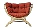 Produktbild AMAZONAS Lounge Sessel Siena UNO Terracotta aus FSC Fichtenholz ca. 120 x 95 x 60 cm bis 150 kg in Dunkelrot