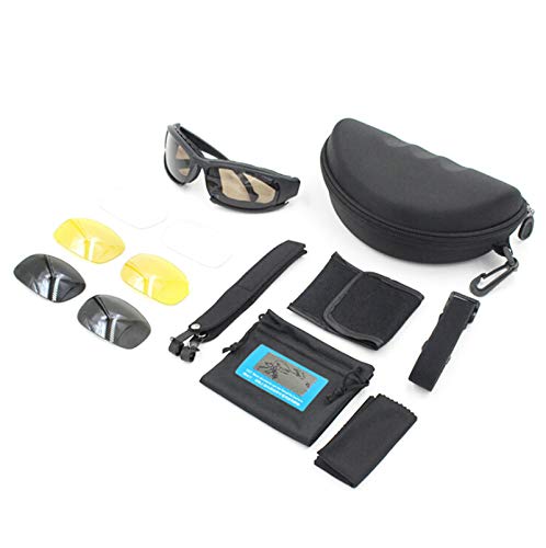 Aooaz Polarized Set Military X7 Goggles Tactical Sunglasses Shooting Night Vision Glasses