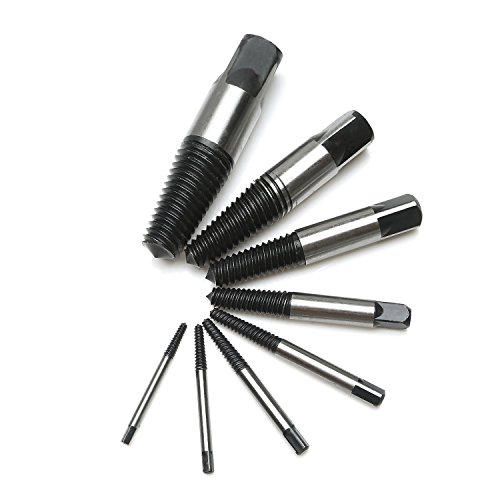 LESOLEIL Schraubenausdreher Screw Extractor Out Remover Stiftschraube Werkzeug 8 Pcs - 2