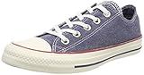 gepolstertes Fußbett Converse Unisex-Erwachsene CTAS OX Navy/White Fitnessschuhe, Blau 426, 39 EU