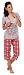 Zeta Ville - Women's Maternity Nursing Pyjamas Soft Jersey Cartoon Print - 191c (Red, UK 10/12, L)