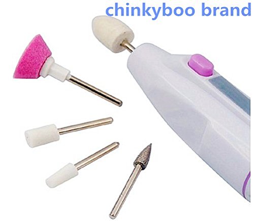 Beyondfashion Electric Manicure Nail Drill File(5 Bits) - Easy to use