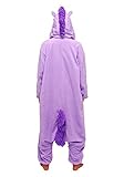 LATH.PIN-Damen Jumpsuit Fasching Kostüm Tier Karton Flannel Sleepsuit Fleece Overall Pyjama Witzig Kuschellich Schlafanzug - 
