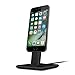 Price comparison product image Twelve South HiRise 2 Deluxe for iPhone/iPad, black | Adjustable charging stand with Lightning + Micro-USB cables