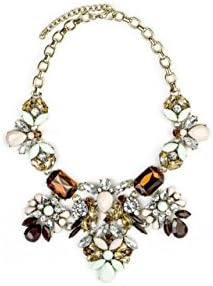 Womens Heart Extender Hanger Gift Chain Diffuser Statement Charms Case Necklace Floral Crystal Pastel Statement Jewellery Pendant