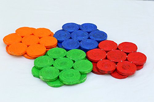 Newspaper Flower Table Mat Red