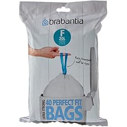 Brabantia - Distributeur de 40 Sacs plastique 20L Slimline (F)