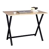 La superficie de la mesa está recubierta con resina de melamina, por lo que es impermeable, resistente a rasguños y fácil de limpiar, fácil de limpiar con un paño húmedo.