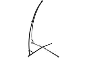 Anth Soporte para Silla Colgante Hamaca de Metal, Soporte de Suelo para Hamaca, Soporte para Columpio para Interior y Exterior: Hamaca No incluida, Peso Máx 120Kg