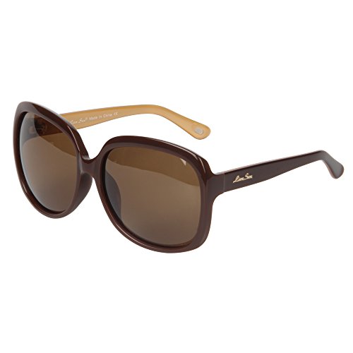 LianSan - Gafas de sol - para mujer, Marron,