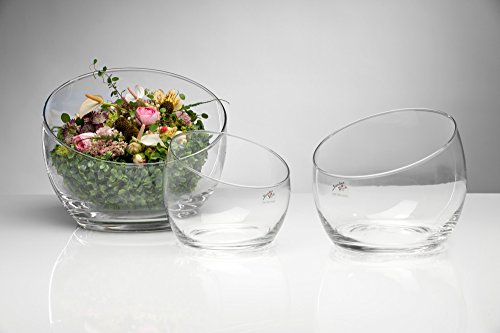 Glasvase Bexa klar rund 15,5 cm Ø 18,5 cm von Sandra Rich - 2