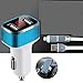 Produktbild Car-mounted Handy-ladegert Multifunktions-universal-dual-usb-auto-ladegert ein Drag Zwei Zigarettenanzünder Umwandlung Stecker,Blau