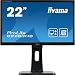 Produktbild iiyama ProLite B2283HS-B1 54,7cm (21,5 Zoll) LED-Monitor Full-HD (VGA, DVI-D, HDMI, Höhenverstellung, Pivot) schwarz