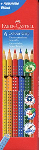 Faber-Castell 112406 Farbstift Colour Grip Etui 6er