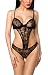 Produktbild jowiha Sexy String Body mit Spitze und Cups Größe XS-M