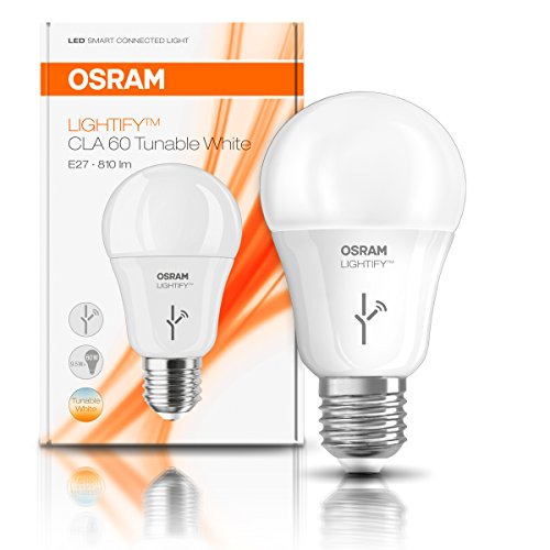 OSRAM LIGHTIFY CLASSIC A LED-Glühlampe Tunable White / dimmbar / warmweiß bis tageslicht 2700K – 6500K / Kompatibel mit Alexa - 3