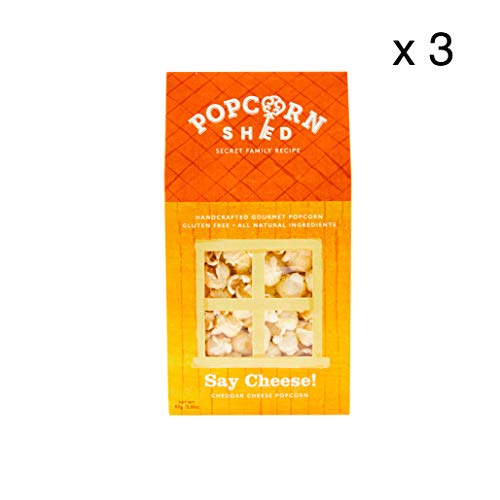 3 x Say Cheese! 55g Gourmet Popcorn Shed's | Cheese Flavoured Popcorn