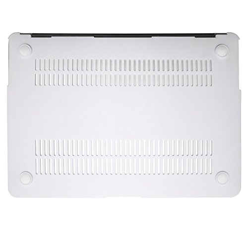 MOSISO Ultra Slim Plastik Hartschale Schutzhülle Snap Case für MacBook Air 13 Zoll (A1466 / A1369), Weiß - 6