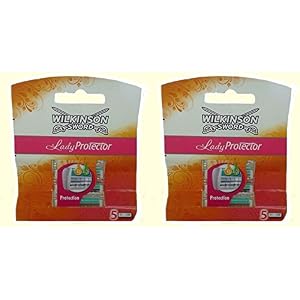 Wilkinson Sword Lady Protector+ Replacement Blades 1,2,or 3 x (pk of 5) 70041340 (2 packs of 5=10 blades) - Image 2