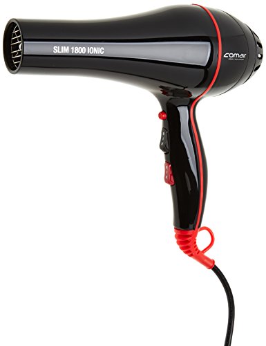 Comair Haartrockner Slim 1800 Watt schwarz, Haartrockner mit extra langlebigem AC-Motor