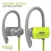 CrossBeatsTM Raga Wireless Bluetooth Headset Headphones -IPX4 Sweatproof -Premium Sound with Bass, Noise Cancelling, Secure Fit Bluetooth V4.1, 8 Hrs Playtime | Built-in-Mic | Strong Bass| Ergonomic-Designed Ear Hooks | Soft Silicone Surface - Gray/Green RS.2299.00