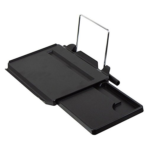 Saflyse 2016 Multifunktion Auto Laptop Klapptisch Tischhalterung Autohalter mit Schublade mit ipad positionsrasten für Auto Rücksitz Kopfstütze und Lenker (1pcs) - 3