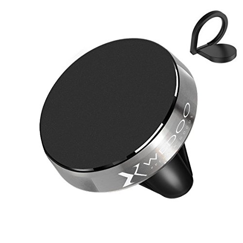 XWEDOO KFZ Handyhalter Magnetisch + Ring Finger Ständer 360° Tropfen, Smartphonehalter Universal Autohalterung, Magnet Halter Auto, Navi, iPhone 8 / 7 / 6 / 6s, Samsung Galaxy S8 / S7 / S6 (Grau) XWEDOO KFZ Handyhalter Magnetisch + Ring Finger Ständer 360° Tropfen, Smartphonehalter Universal Autohalterung, Magnet Halter Auto, Navi, iPhone 8 / 7 / 6 / 6s, Samsung Galaxy S8 / S7 / S6 (Grau)