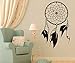 Produktbild Spezielle Kreative Dreancatcher Wandaufkleber Dream Catcher Feder Vinyl Wandbild Home Room Art Decor Wandtattoos 59X103CM