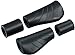 Price comparison product image ERGOTEC Aero Safety Handle 2, Black, (TPE), Kraton Rubber Pair-Ergonomic.
