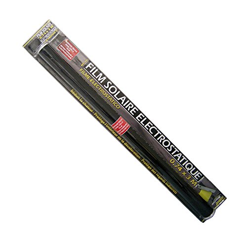 IMDIFA 999 Film Solaire Electrostatique - 0,74 X 3 M - Noir 5%