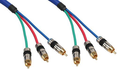 Preisvergleich Produktbild InLine Cinch Kabel RGB, 3x Cinch, Stecker / Stecker, 5m