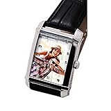 Custom Watch mit Foto Mens Women Square Armbanduhr Geschenk-personalisiert mit Foto & Nachricht