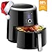 Produktbild Heißluftfritteuse 5,5L Airfryer XXL Fritteuse 1800 W 8 in 1 Aerofryer digitales Touch Display Heißluftfritteuse 80% weniger Fett ohne ÖL für die Familie (3-5 Personen) Gratis Rezeptheft Schhwarz