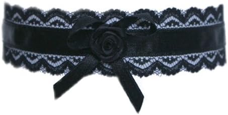 Gothic Vampire Medieval Punk Neckband, Choker, Collar, Lace