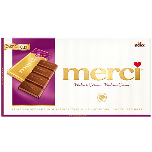 Preisvergleich Produktbild Merci Tafelschokolade Praliné-Crème, 108 g