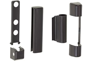 ANTE BELLUM Siegenia SI Aubi Favorit: Juego de cubiertas con bisagras de PVC para ventanas de plástico y puertas de balcón de PVC (marrón)