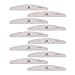 MAKARTT® 10pcs/ pack Professional Zebra Nail Files Washable Double Sided Emery Board 100/180, 100/100, 150/150, 240/240 Grit Nail Buffering Files (100/180 Grit)